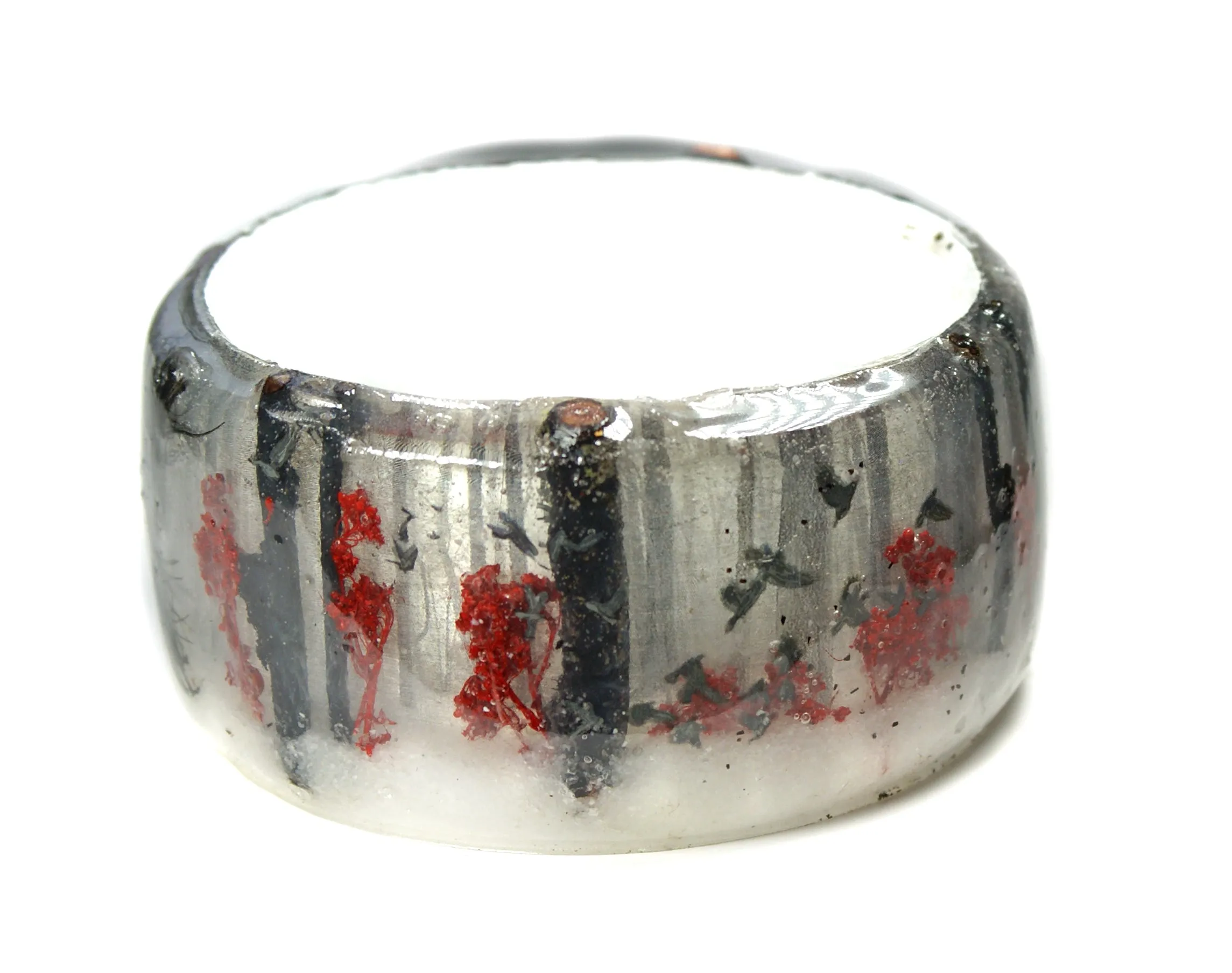 Gothic Winter Fairy Resin Bracelet