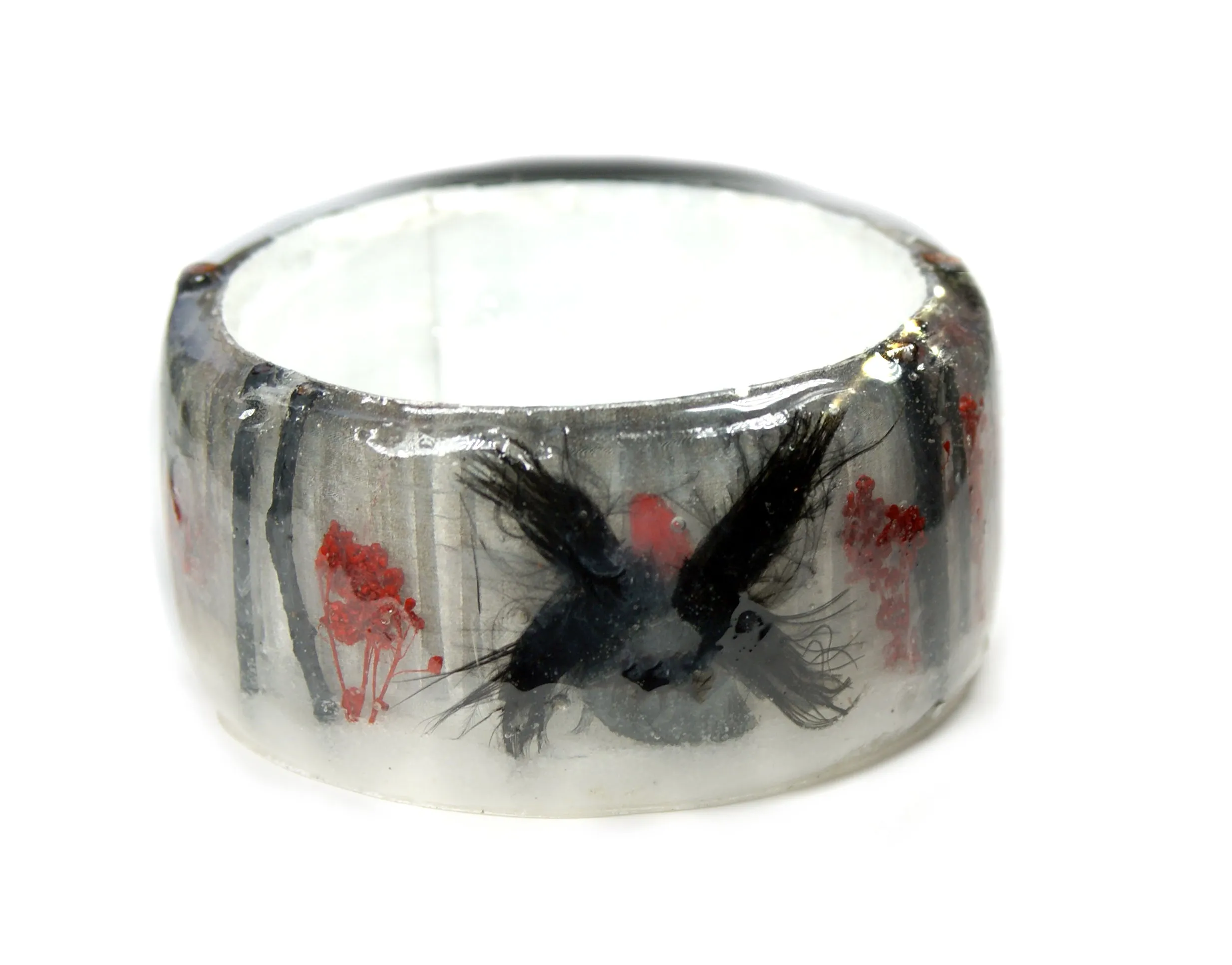 Gothic Winter Fairy Resin Bracelet