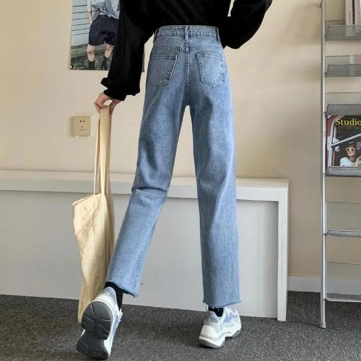 High Waisted Wide-Leg Jeans