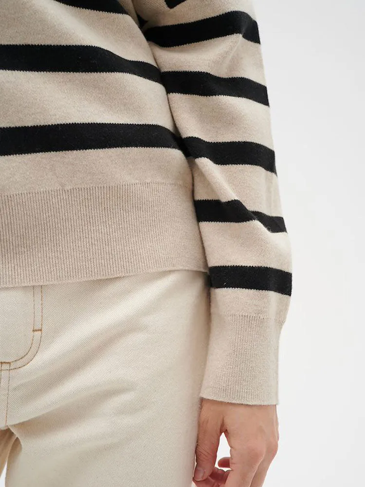 InWear TenleyIW Turtleneck Jumper Sandstone & Black