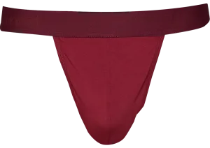 Jock Strap in Burgundy Red by Wood Underwear