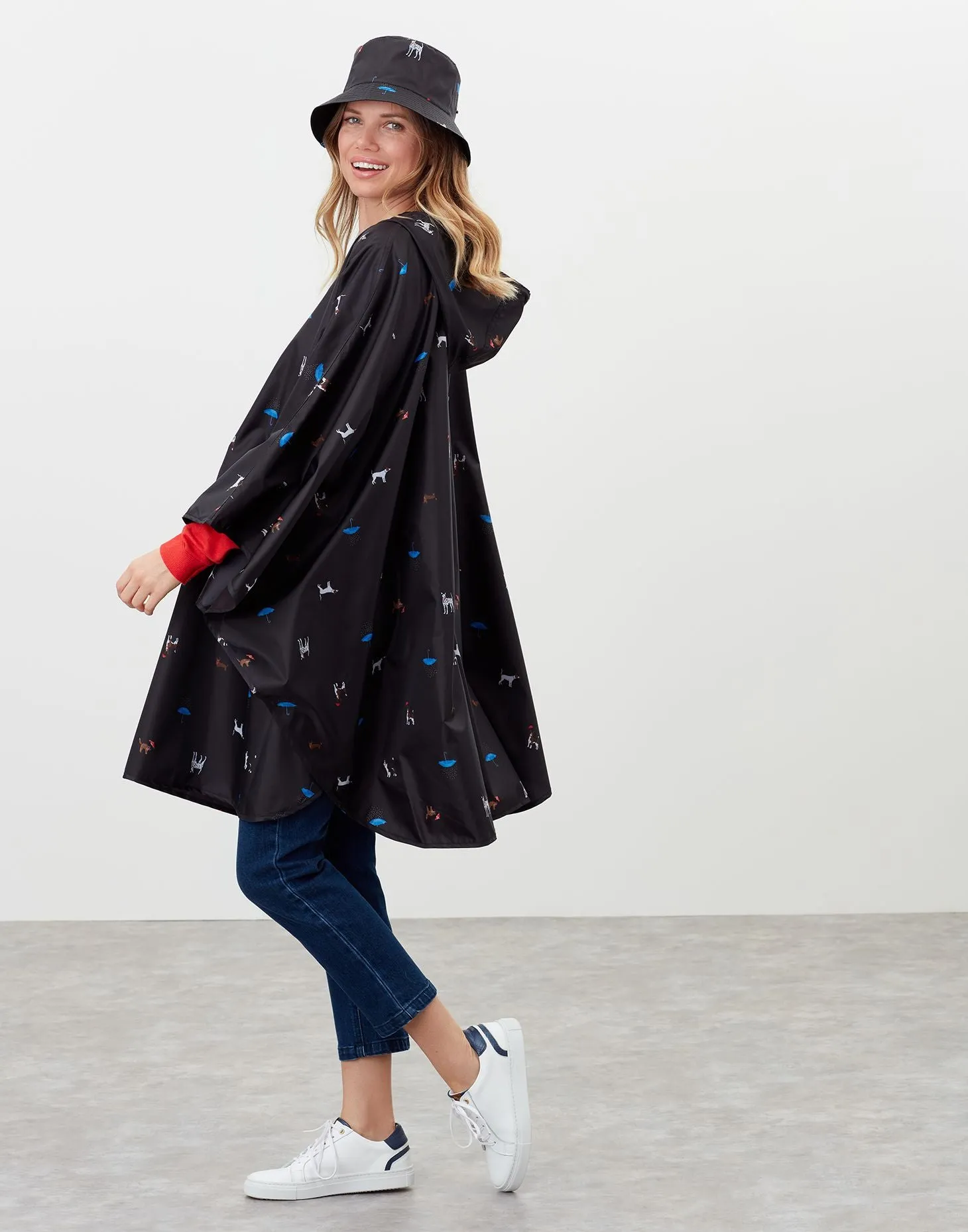 Joules Packaway Poncho