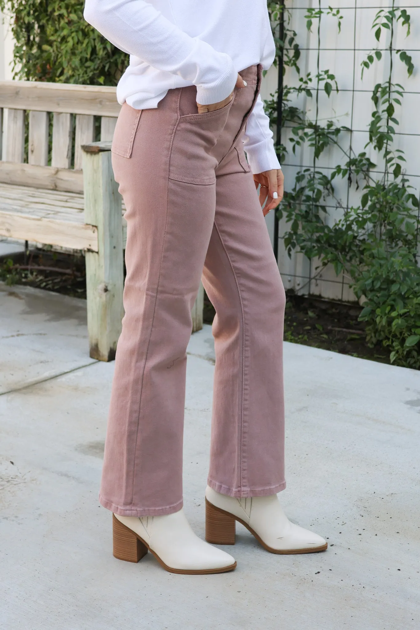 Juliette Jeans In Mauve
