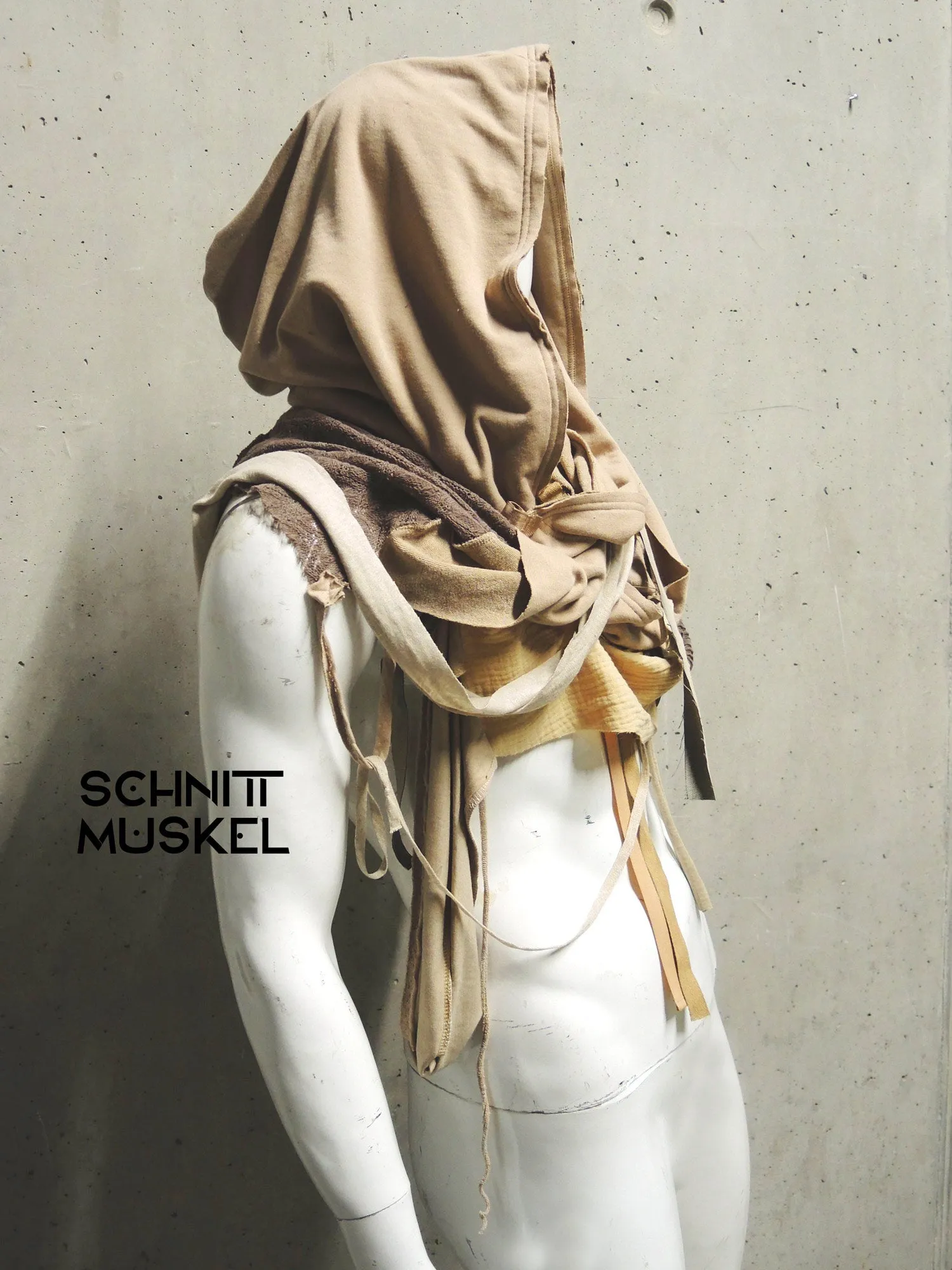 Kapuzenschal "sand"