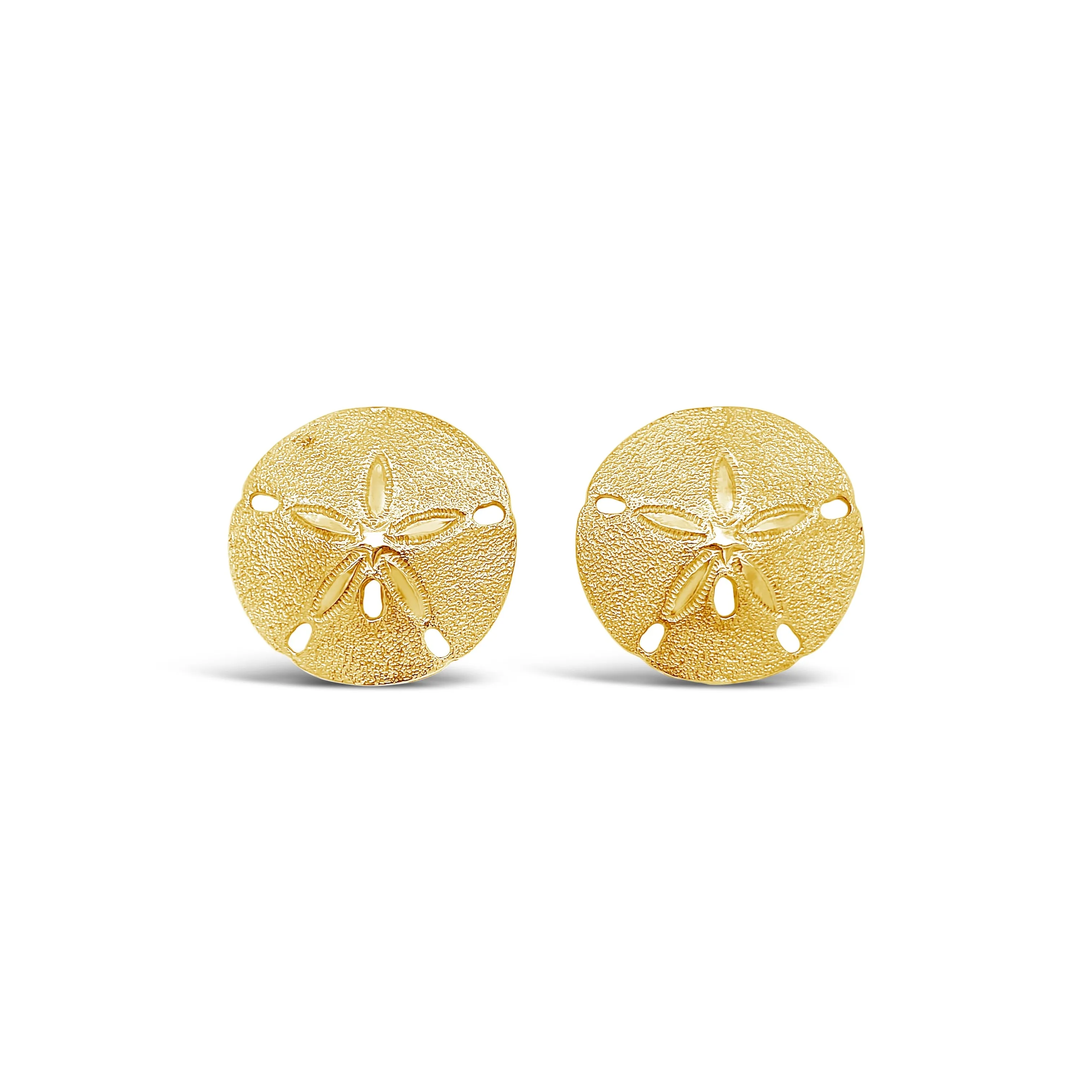 Large Sand Dollar Earrings