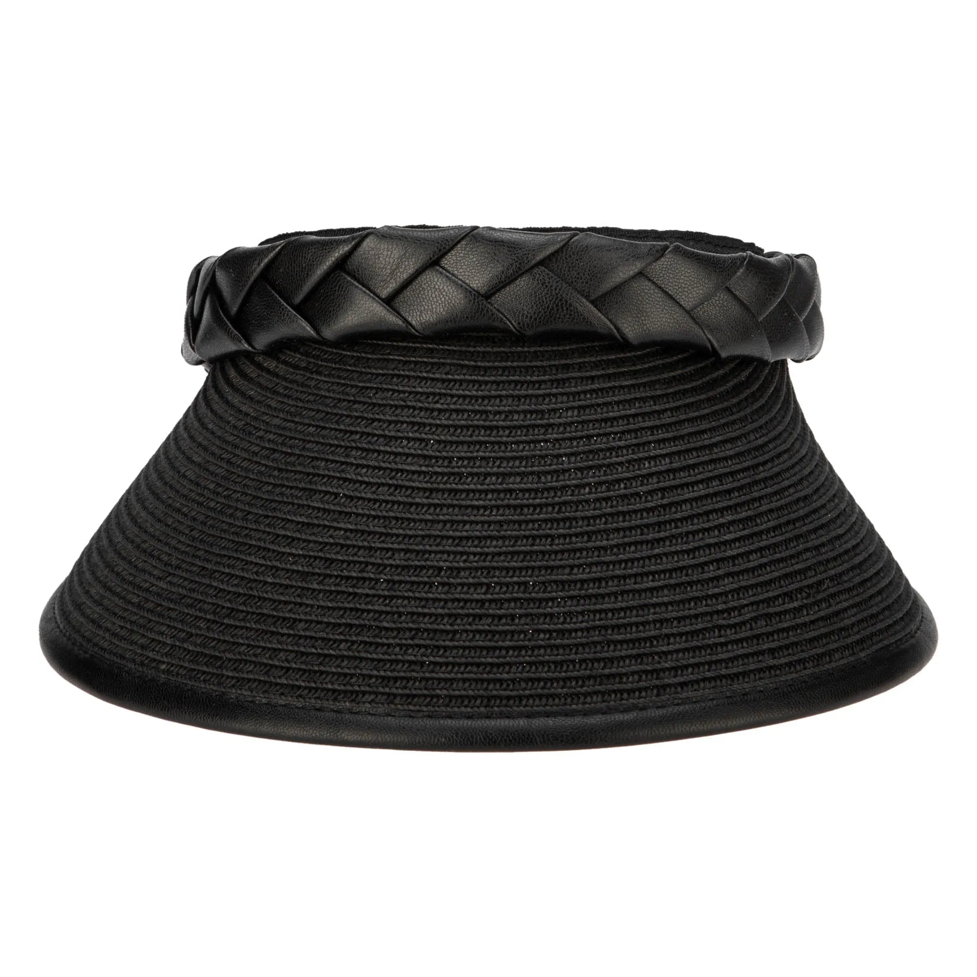 Looker Visor - Women's Ultrabraid Visor with Faux Braided Band