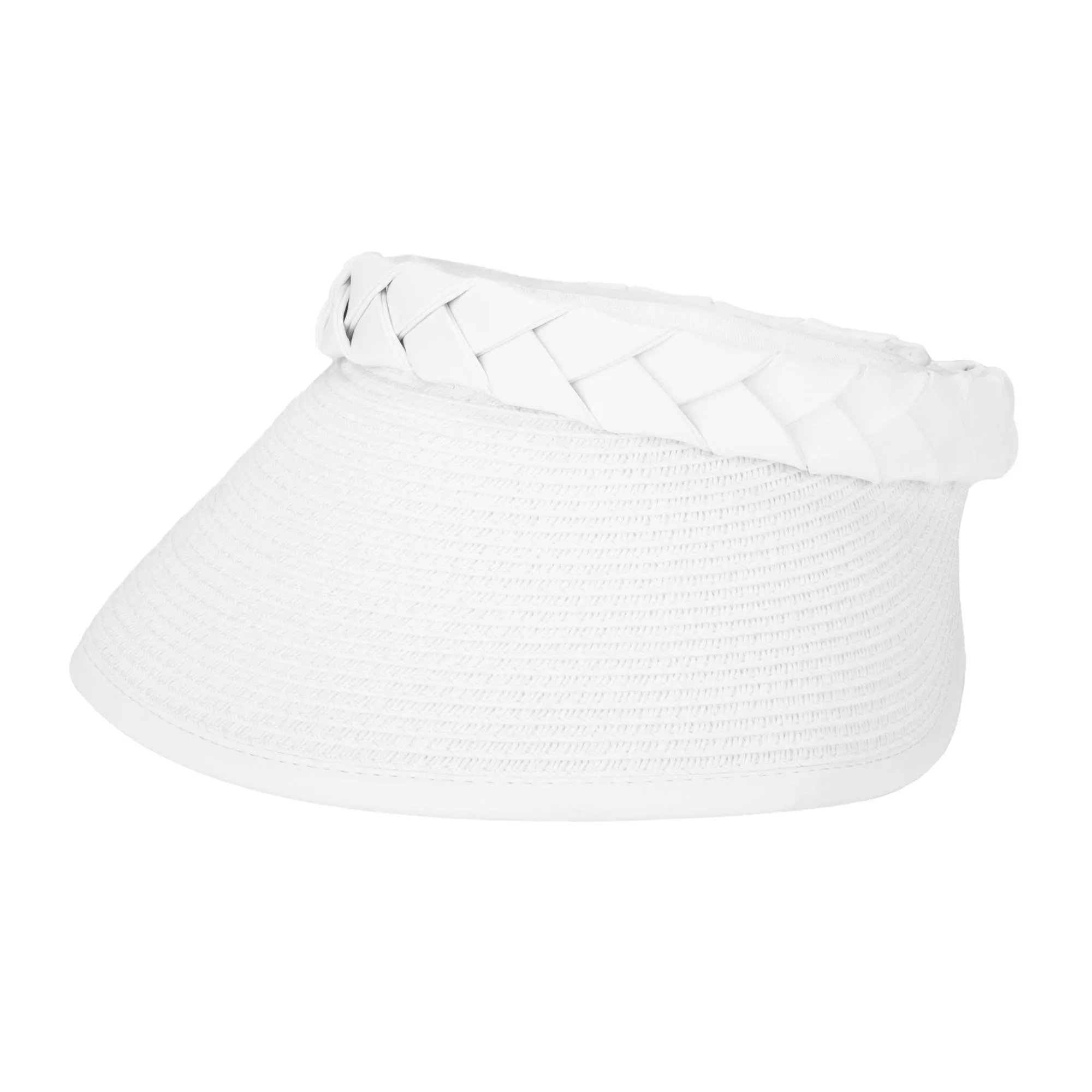 Looker Visor - Women's Ultrabraid Visor with Faux Braided Band