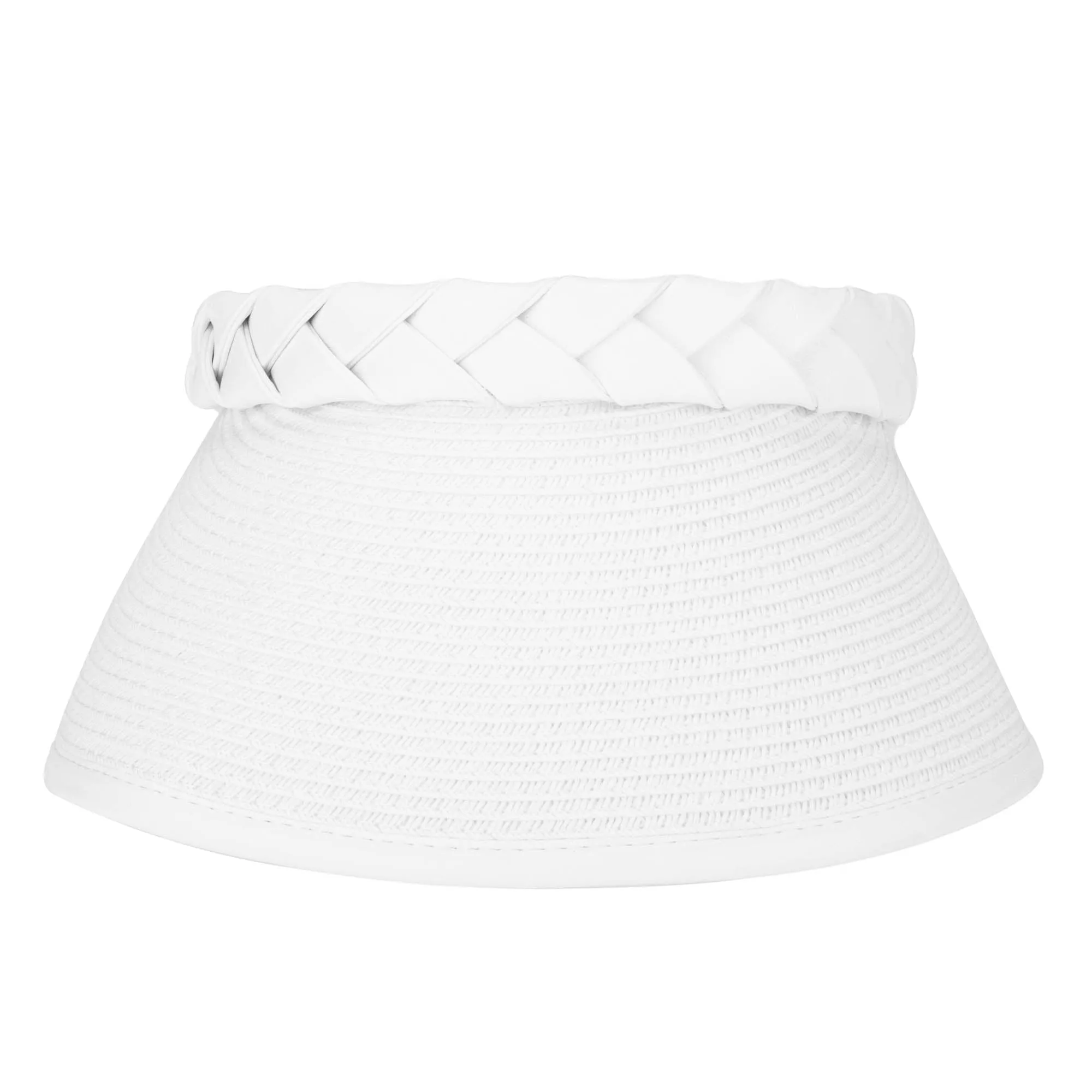 Looker Visor - Women's Ultrabraid Visor with Faux Braided Band