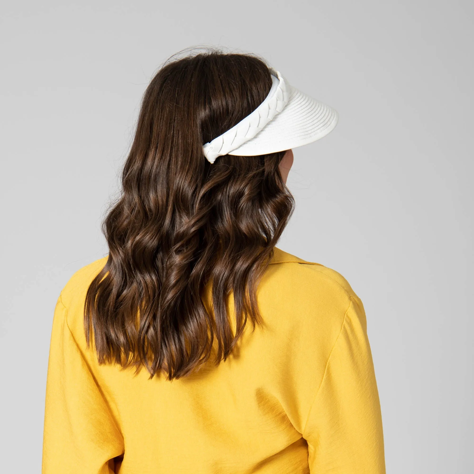 Looker Visor - Women's Ultrabraid Visor with Faux Braided Band