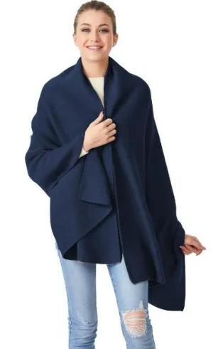 Merino Solid Wrap - Princeton