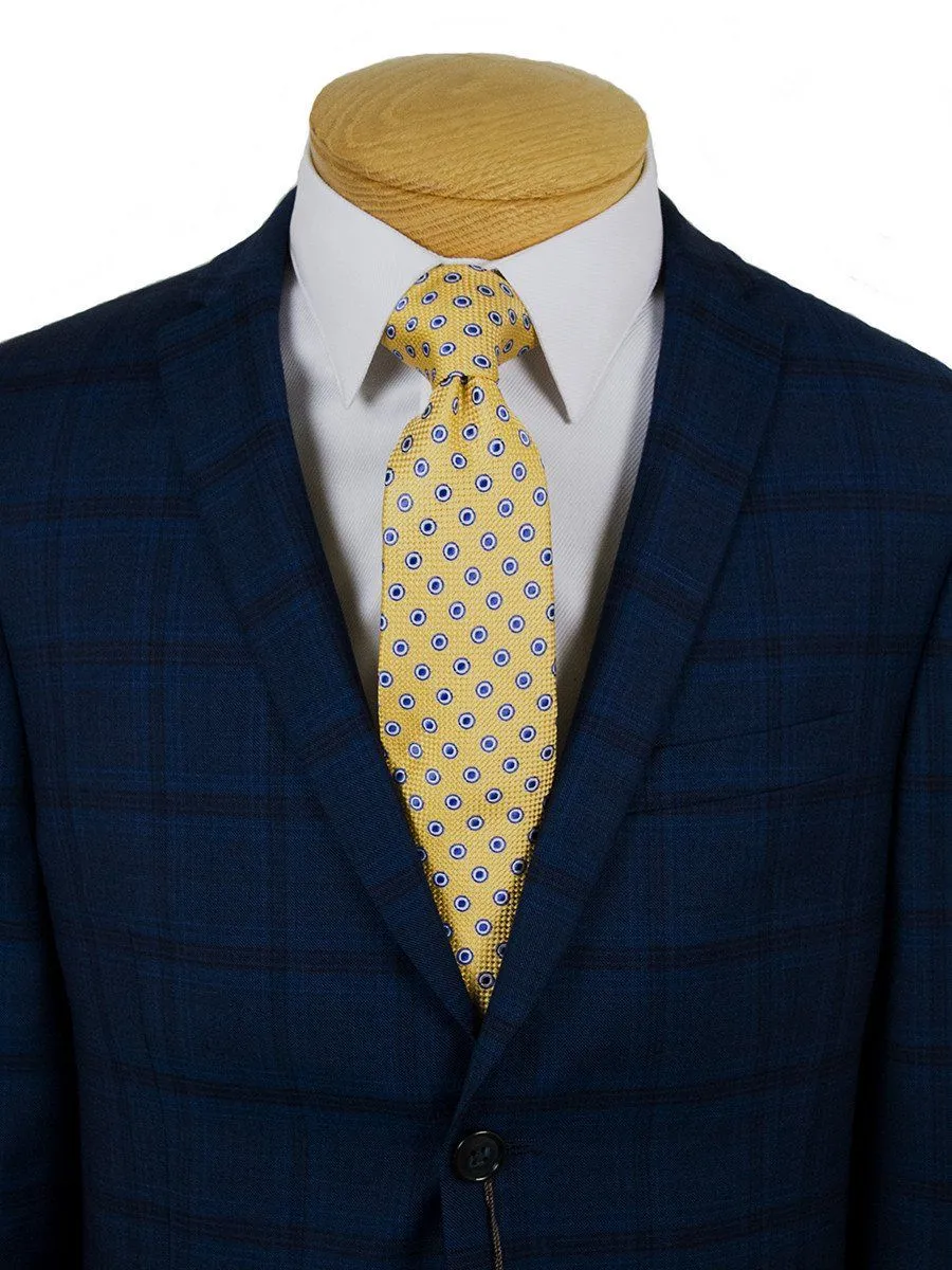 Michael Kors 24601 100% Wool Boy's Sport Coat - Plaid - Navy