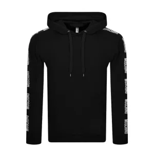 Moschino Underwear Logo Tape Black Hoodie