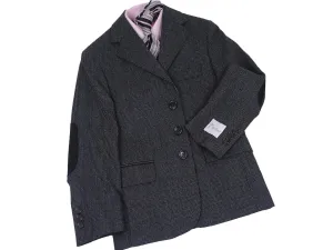 Palm Beach 1185 Boy's Sport Coat - Twill - Black