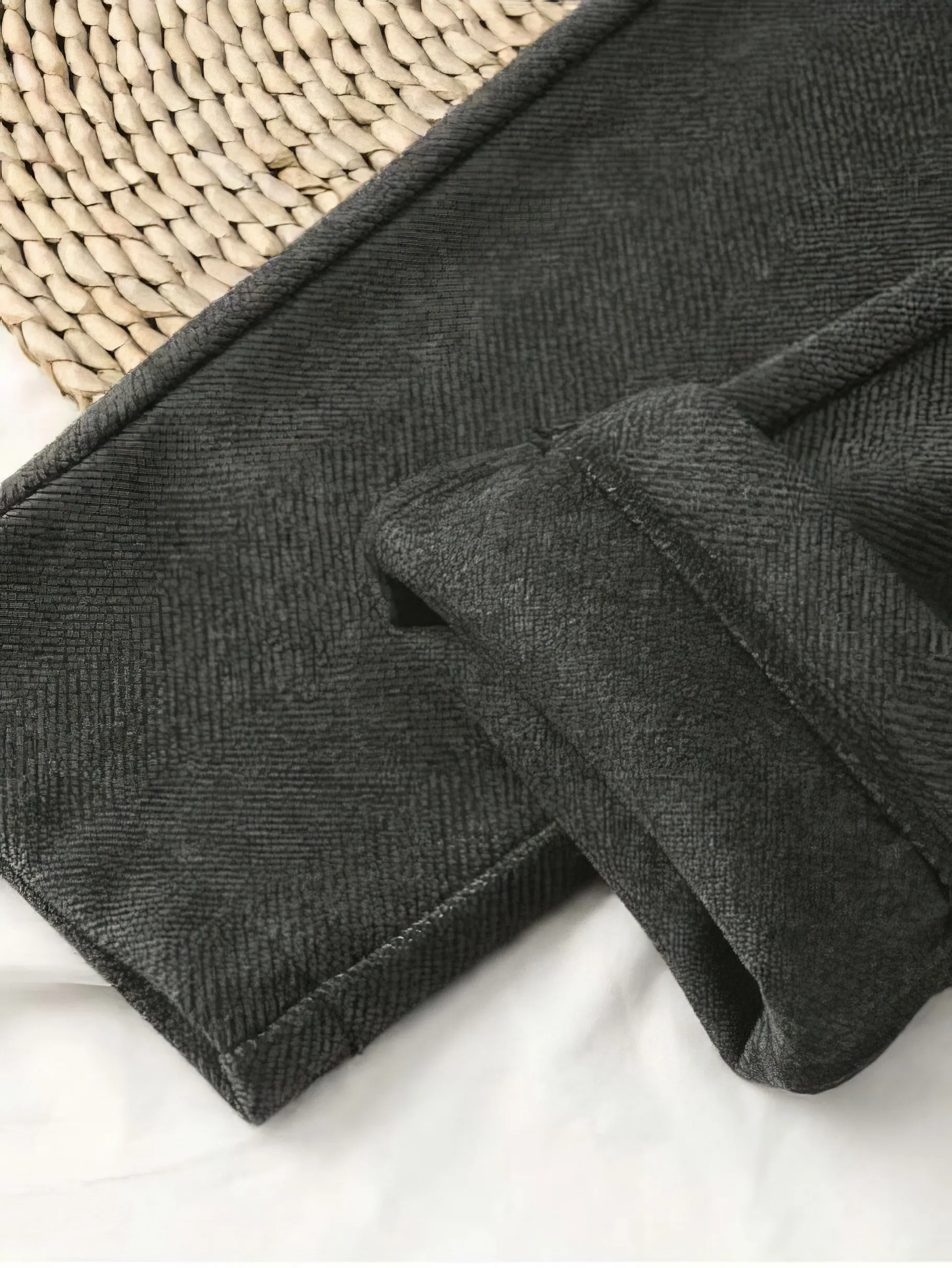 Pants High Waist Pocket Wool Harem Pants for Women