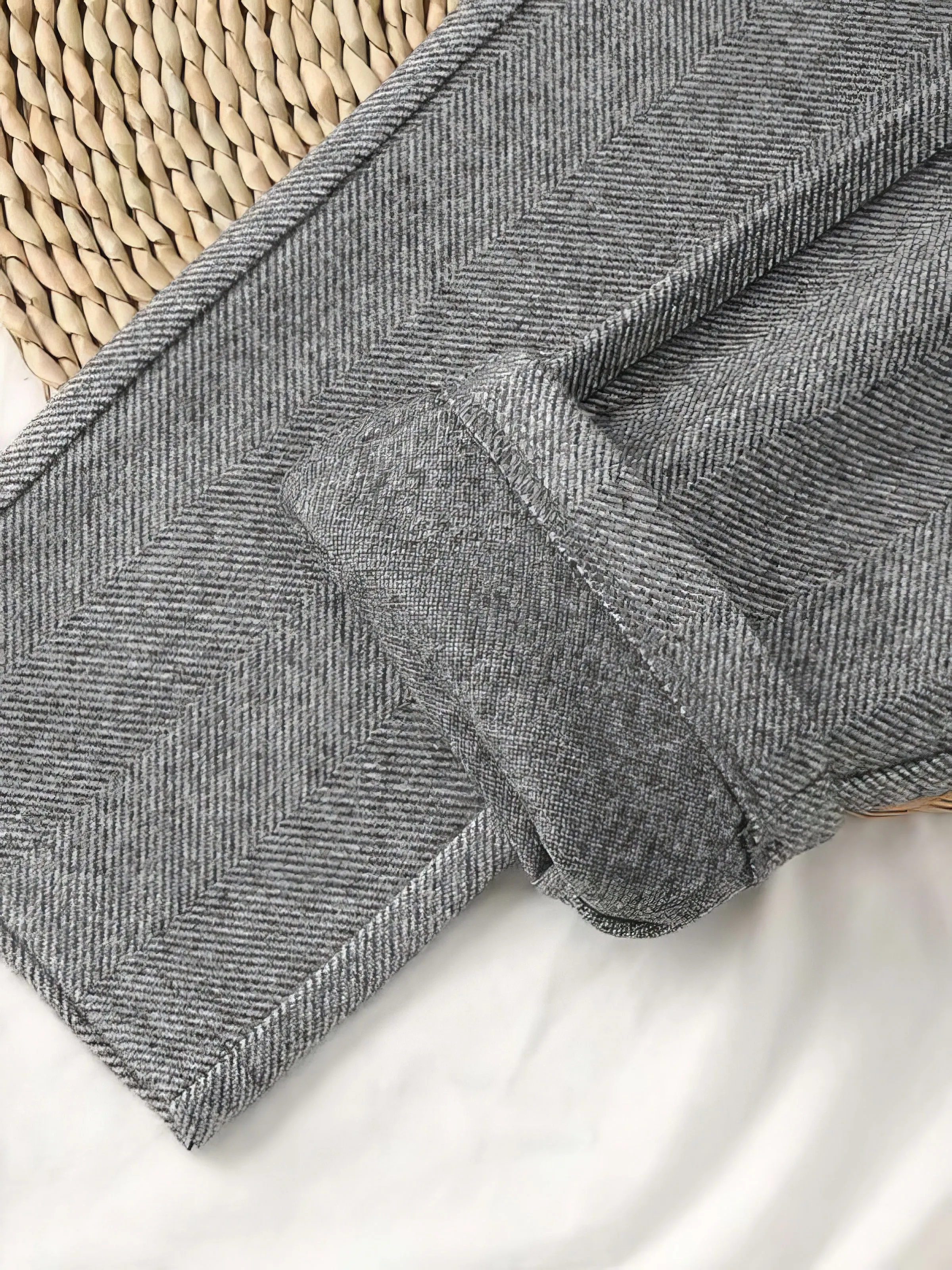 Pants High Waist Pocket Wool Harem Pants for Women