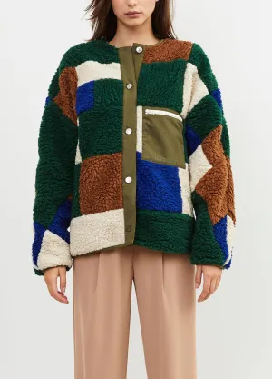 Patchwork Fleece Jacket