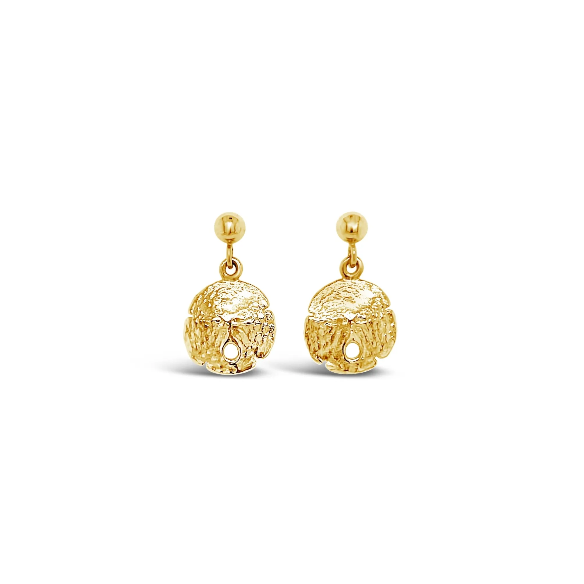 Petite Sand Dollar Drop Earrings