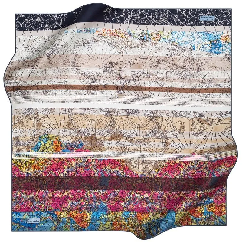 Pierre Cardin Adventure Silk Scarf No. 21