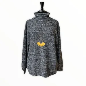 Plus Size Turtle Neck Sweater