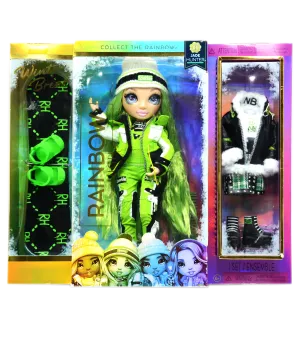 RAINBOW HIGH FASHION WINTER BREAK DOLL-JADE HUNTER (GREEN)
