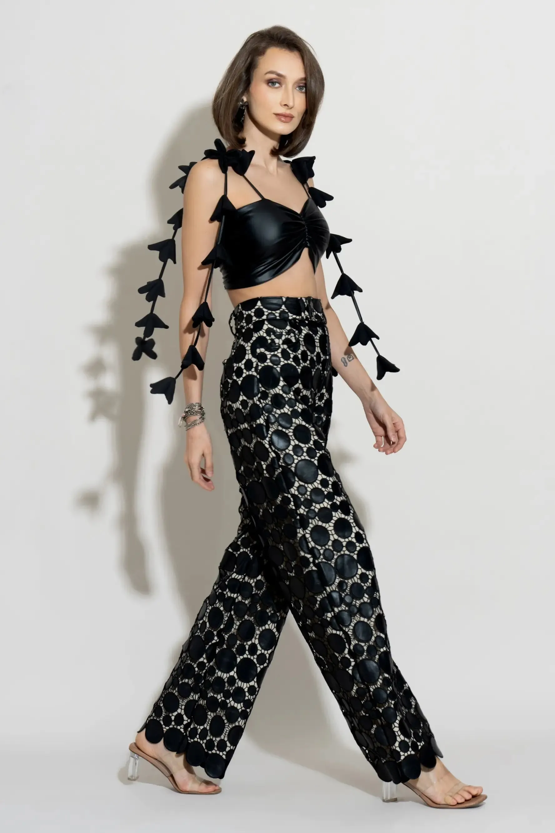 RAVEN Cutwork Pants