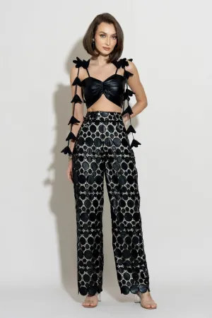 RAVEN Cutwork Pants