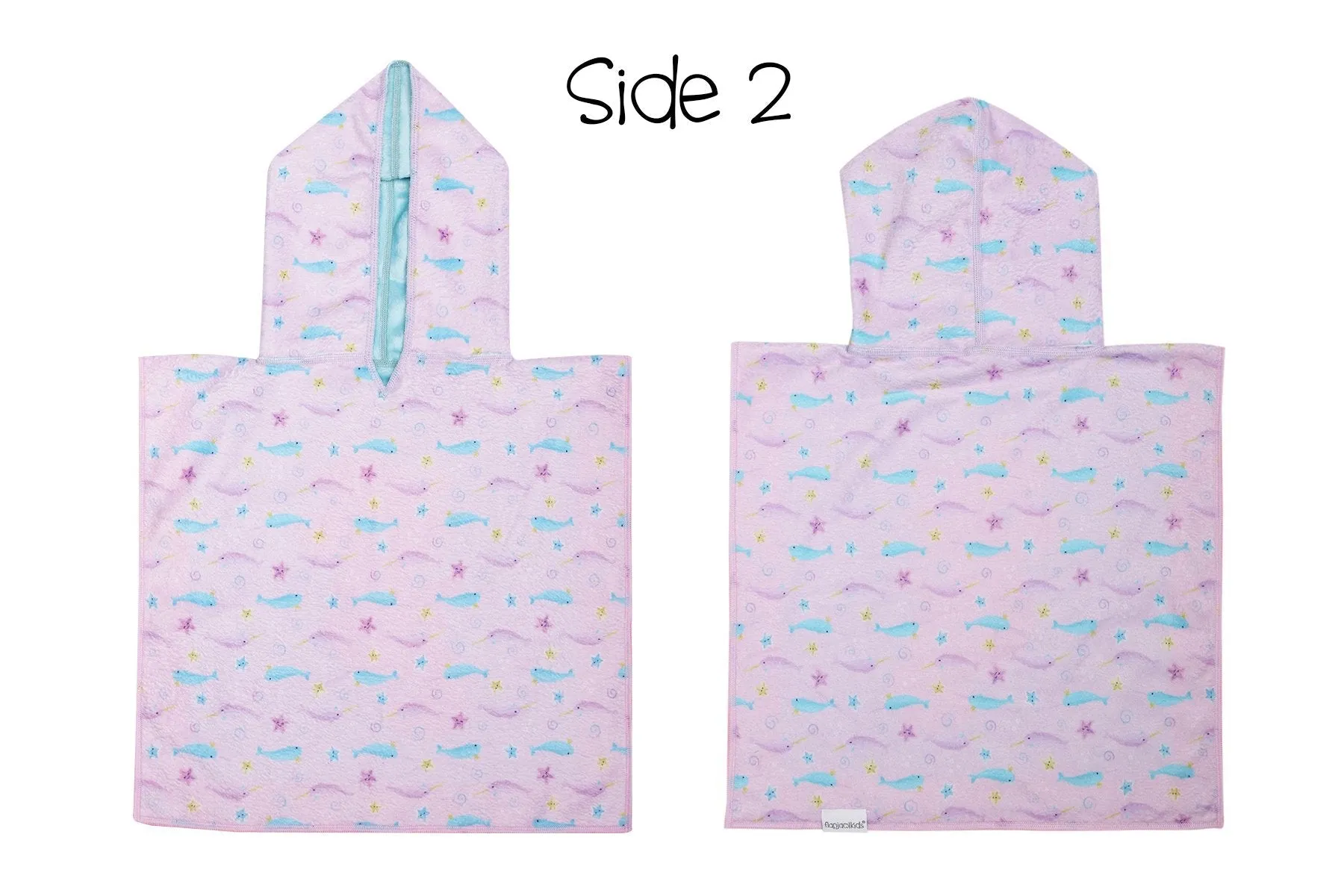 Reversible Baby Cover Up - Seahorse | Narwhal (one size only)