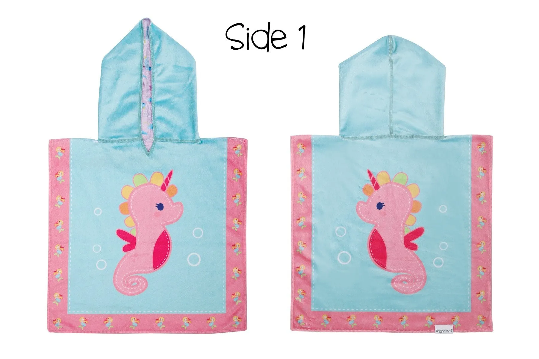 Reversible Baby Cover Up - Seahorse | Narwhal (one size only)