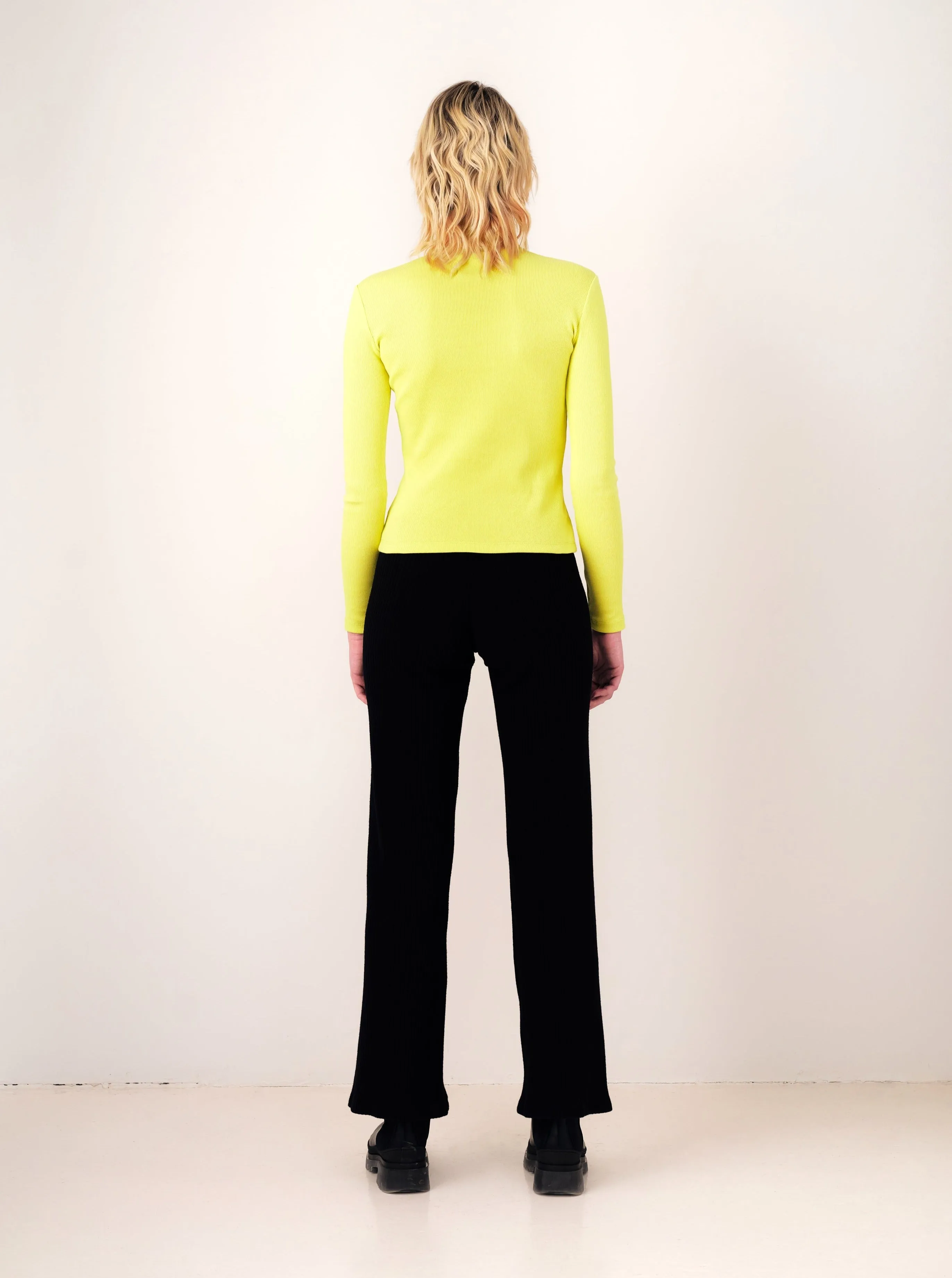 SAMPLE STELLAR black rib pant-XS