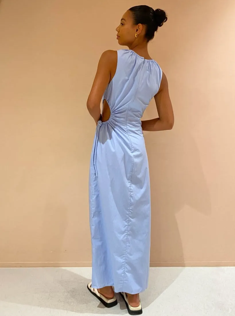 Sir Ilkin Cut Out Dress in Ice Blue