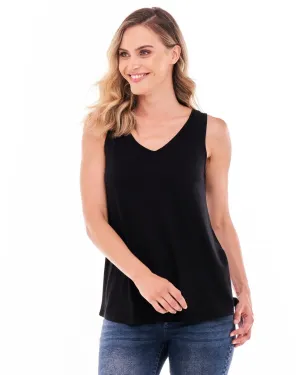Sirena Reversible Flowy Basic Tank - Black