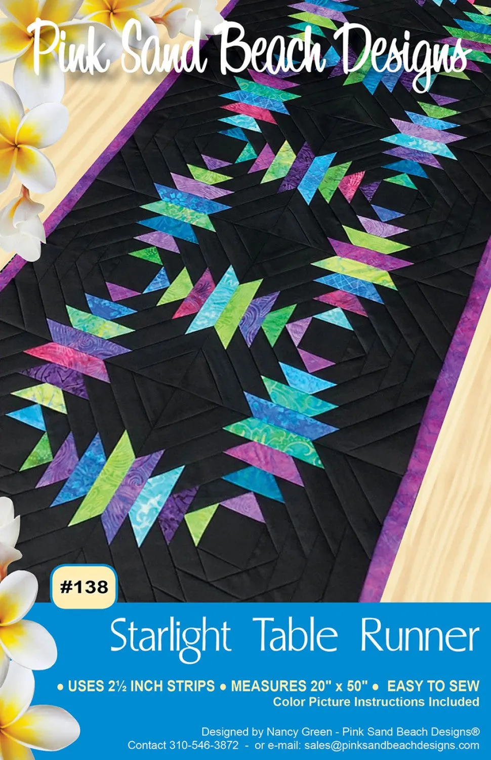 Starlight Table Runner - Pink Sand Beach Designs
