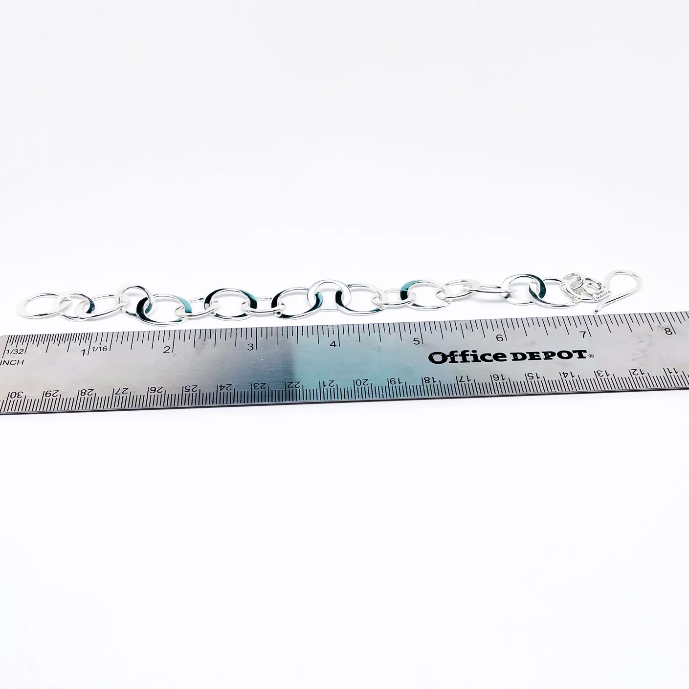 Sterling Silver Chunky Chain Bracelet