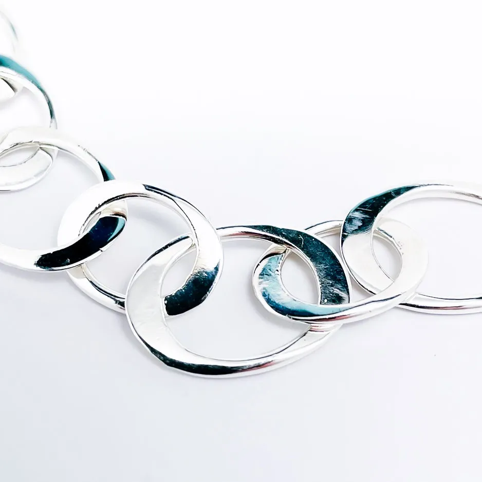 Sterling Silver Chunky Chain Bracelet