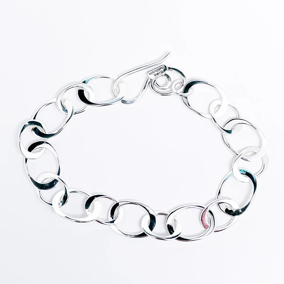 Sterling Silver Chunky Chain Bracelet