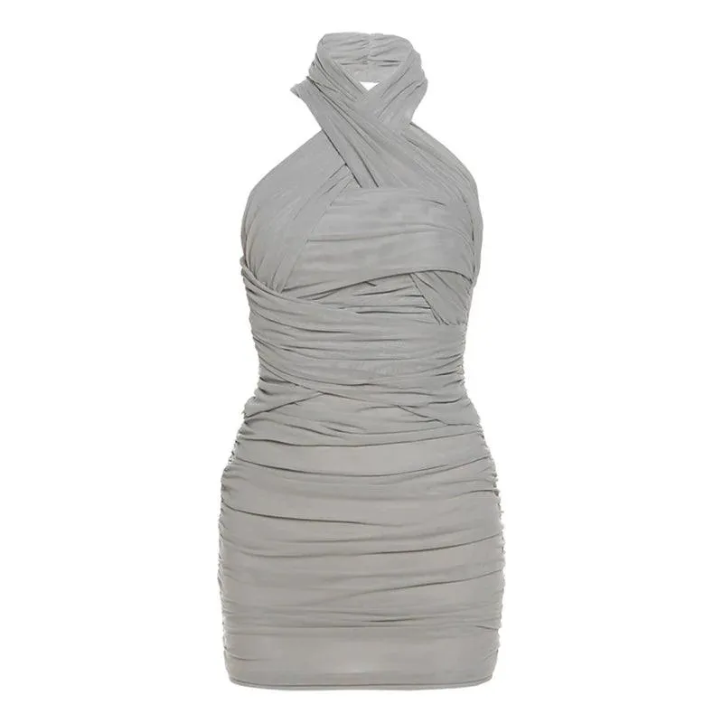 Sylcue Halter Go-Getter Dress: Winter Fashion Trend