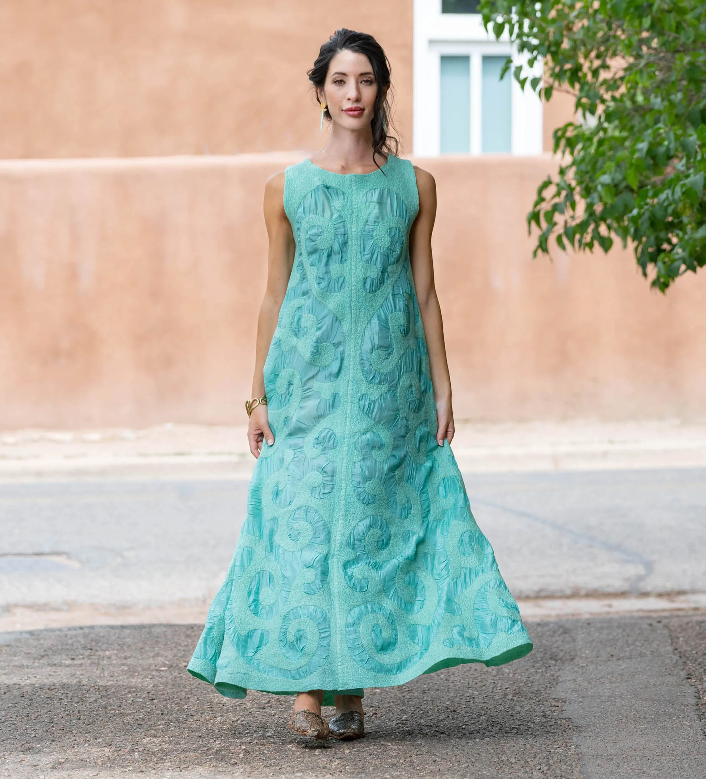 Totemic Dress: Aqua