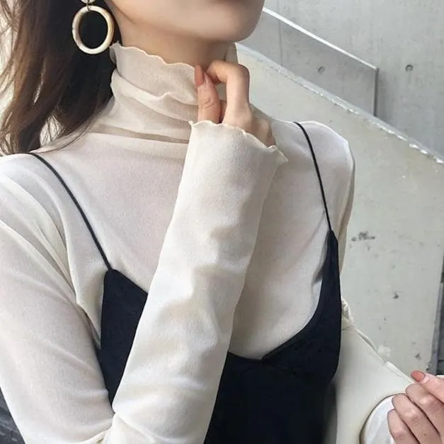Transparent Turtleneck