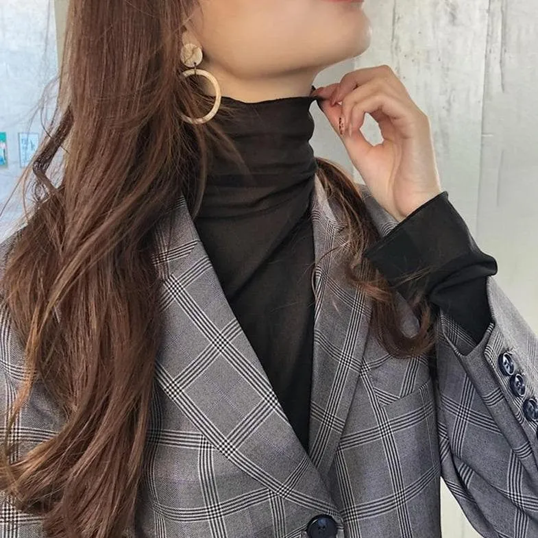 Transparent Turtleneck
