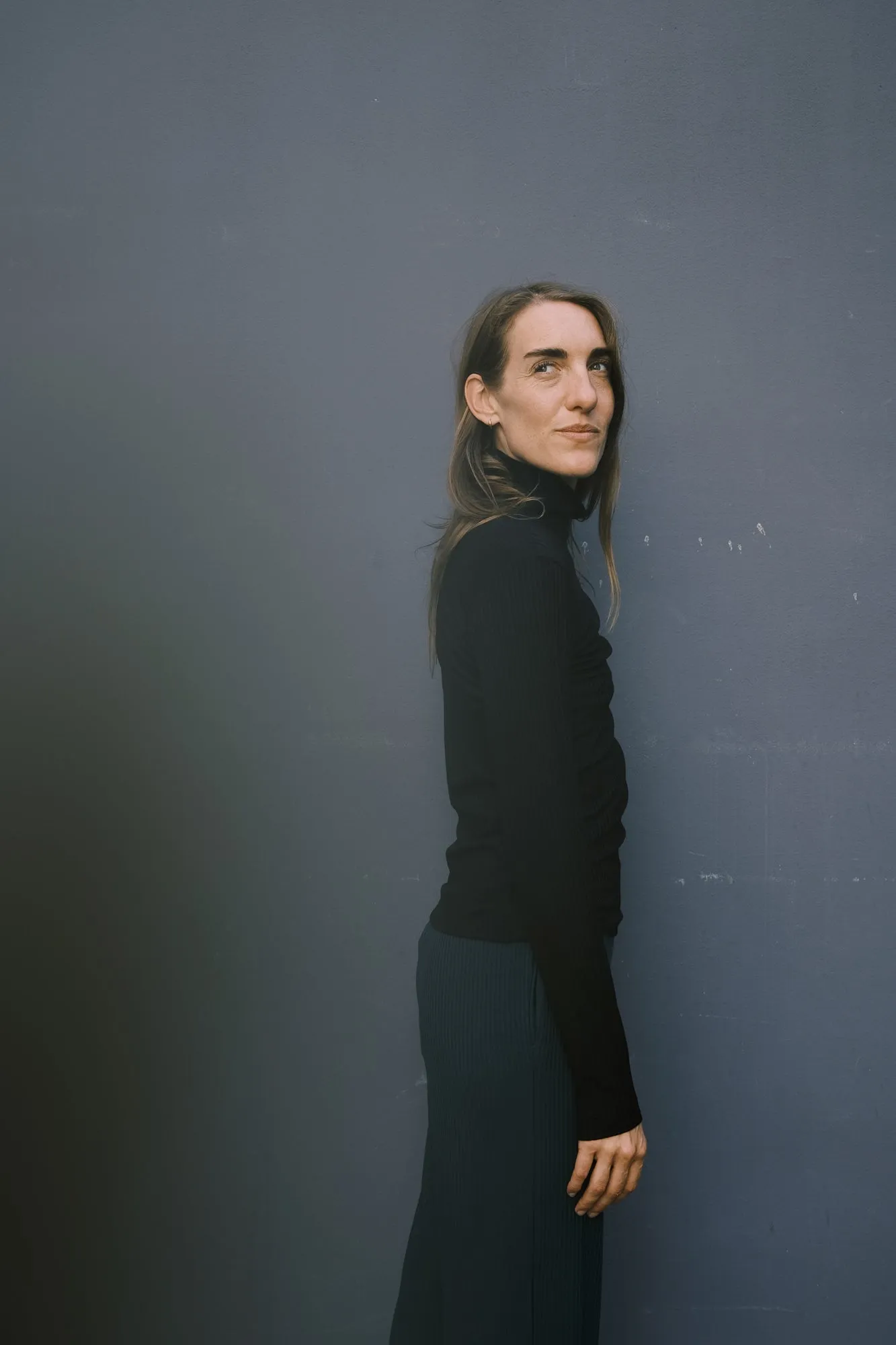turtleneck - mio - black