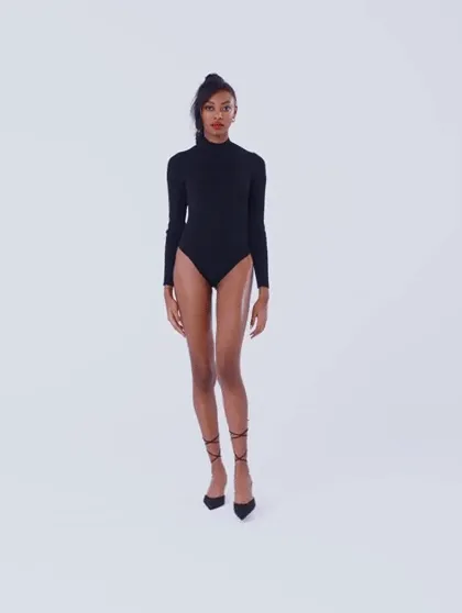 Turtleneck Sweater Bodysuit